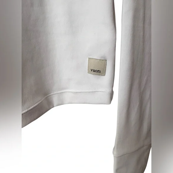 Vuori Studio Half Zip White - Picture 5 of 9